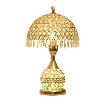 Luminária Abajur de Mesa Luxuoso Cogumelo Deluxe Crystals Abajur - 0056 Conceito 