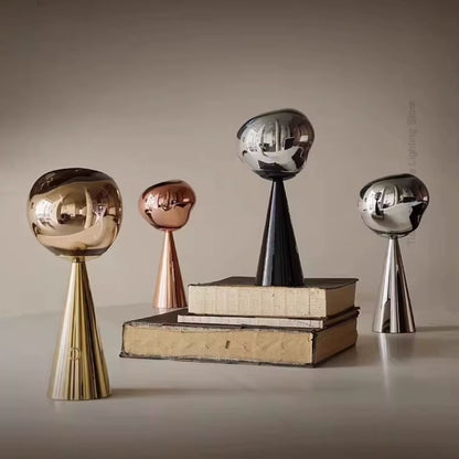 Luminária Abajur de Mesa Luxuoso Lava Macaron Conceito 