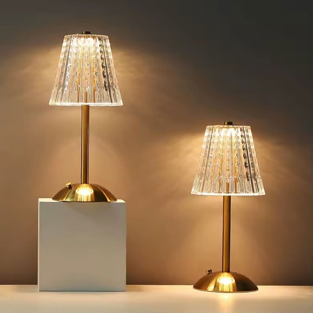 Luminária Abajur de Mesa Móvel Vintage Recarregável e Sem Fio Abajur - 0011 Conceito 