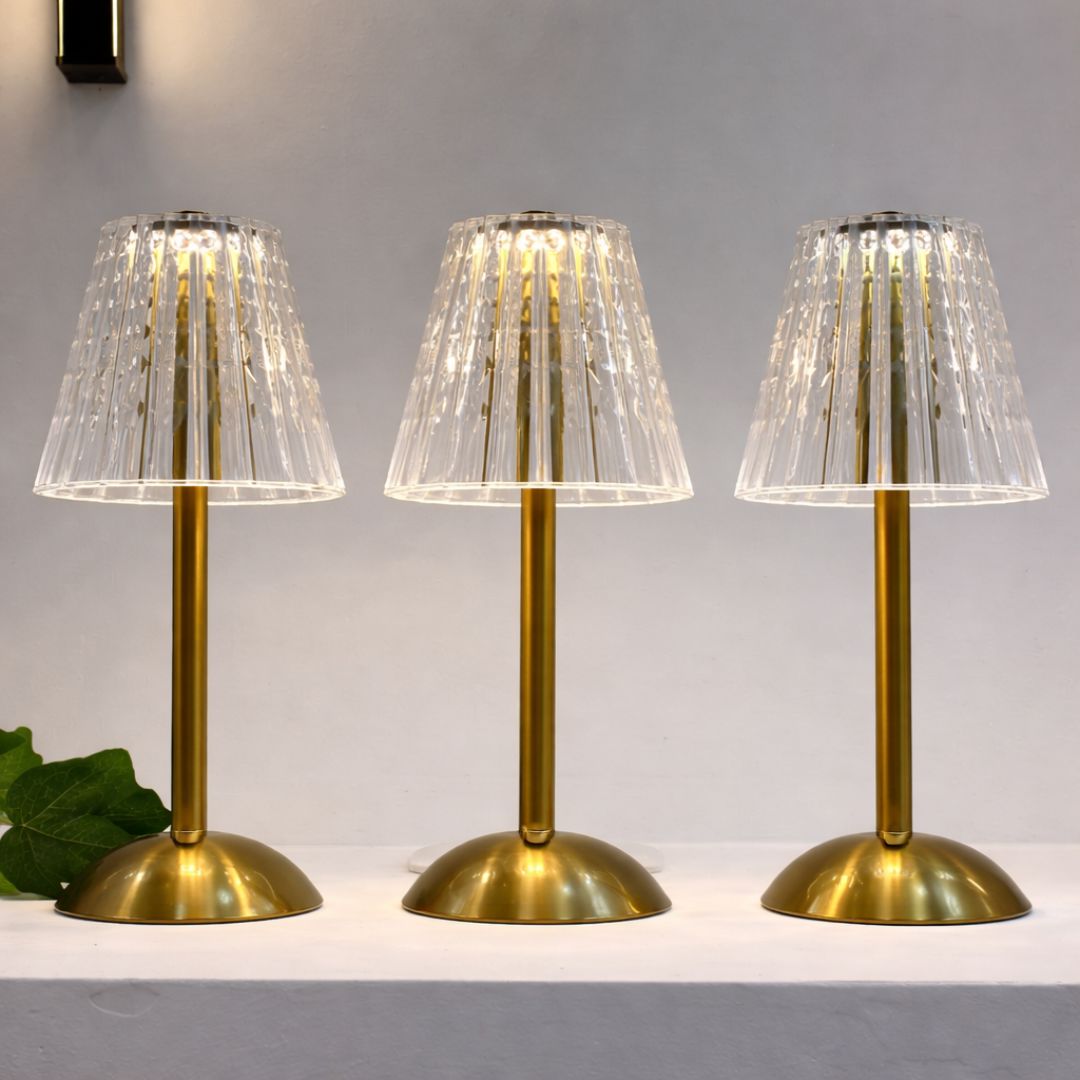 Luminária Abajur de Mesa Móvel Vintage Recarregável e Sem Fio Abajur - 0011 Conceito 