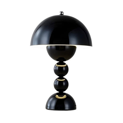 Luminária Abajur de Mesa Mushroom Dainty Touch - 30cm Abajur - 0023 YuDome Preto 