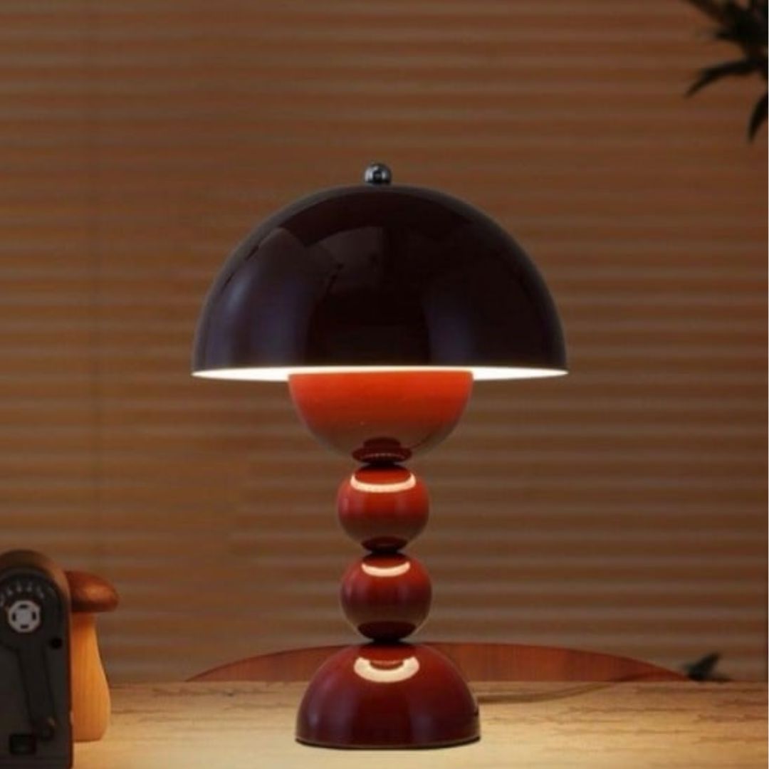 Luminária Abajur de Mesa Mushroom Dainty Touch 30cm Abajur - 0072 Conceito 