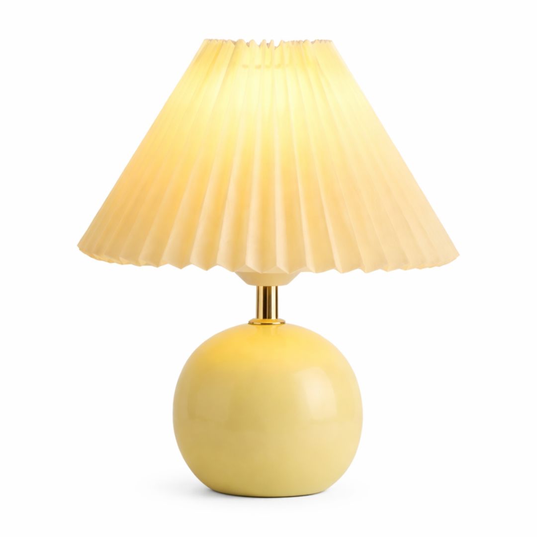 Luminária Abajur de Mesa Mushroom Vintage Abajur - 0061 Conceito Amarelo 