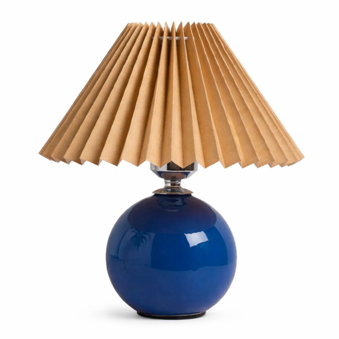 Luminária Abajur de Mesa Mushroom Vintage Abajur - 0061 Conceito Azul 