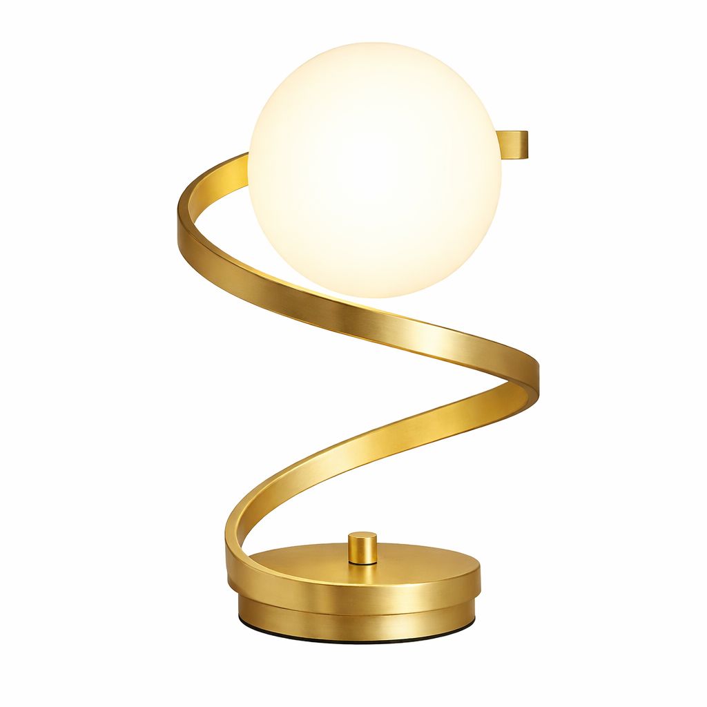 Luminária Abajur de Mesa Orbit Spiral em LED 3 Tons Abajur - 0041 Conceito 