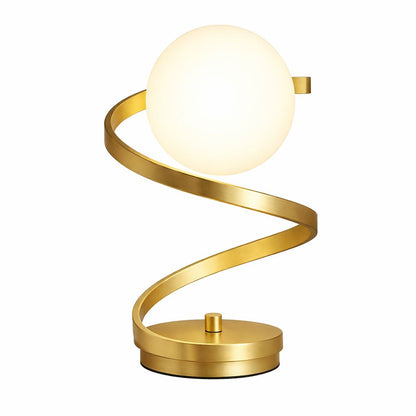 Luminária Abajur de Mesa Orbit Spiral em LED 3 Tons Abajur - 0041 Conceito 