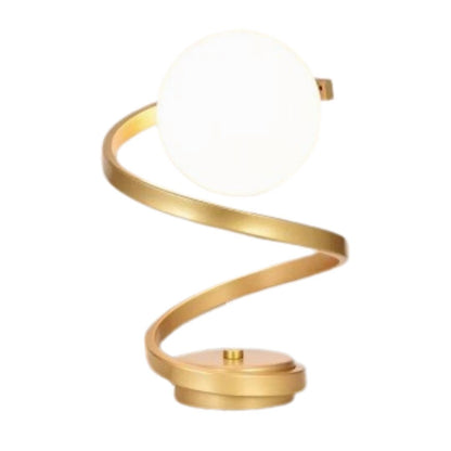 Luminária Abajur de Mesa Orbit Spiral em LED Abajur - 0041 Conceito 