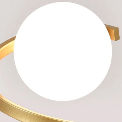 Luminária Abajur de Mesa Orbit Spiral em LED Abajur - 0041 Conceito 