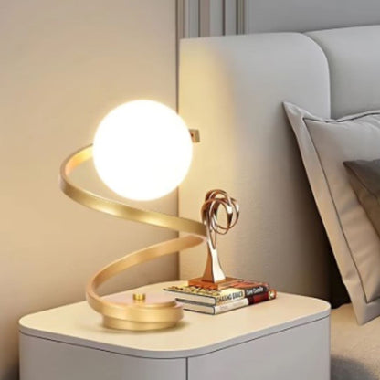 Luminária Abajur de Mesa Orbit Spiral em LED Abajur - 0041 Conceito 