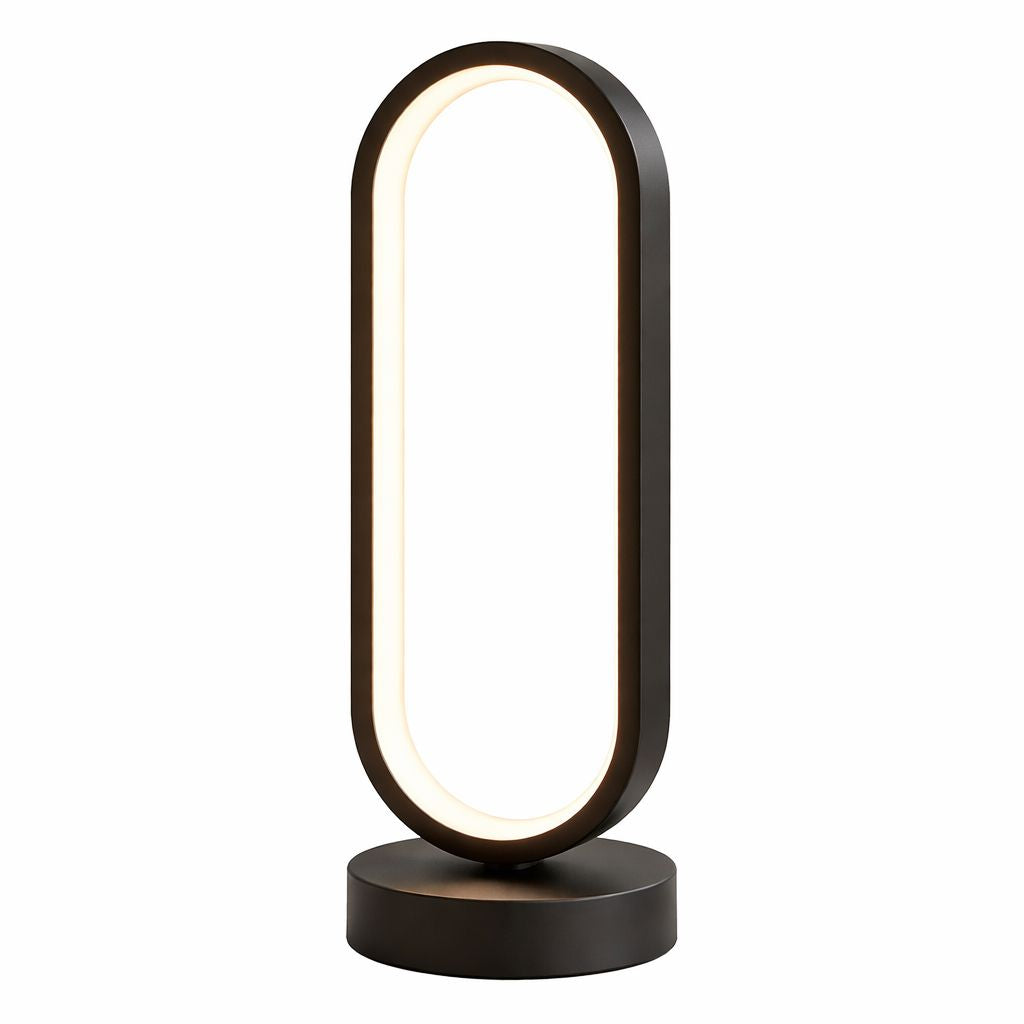 Luminária Abajur de Mesa Oval Light Conceito 