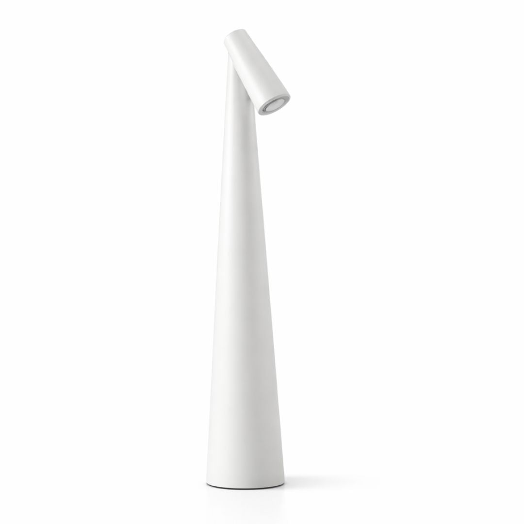 Luminária Abajur de Mesa Pureblixx 35cm Abajur - 0034 Conceito Branco 