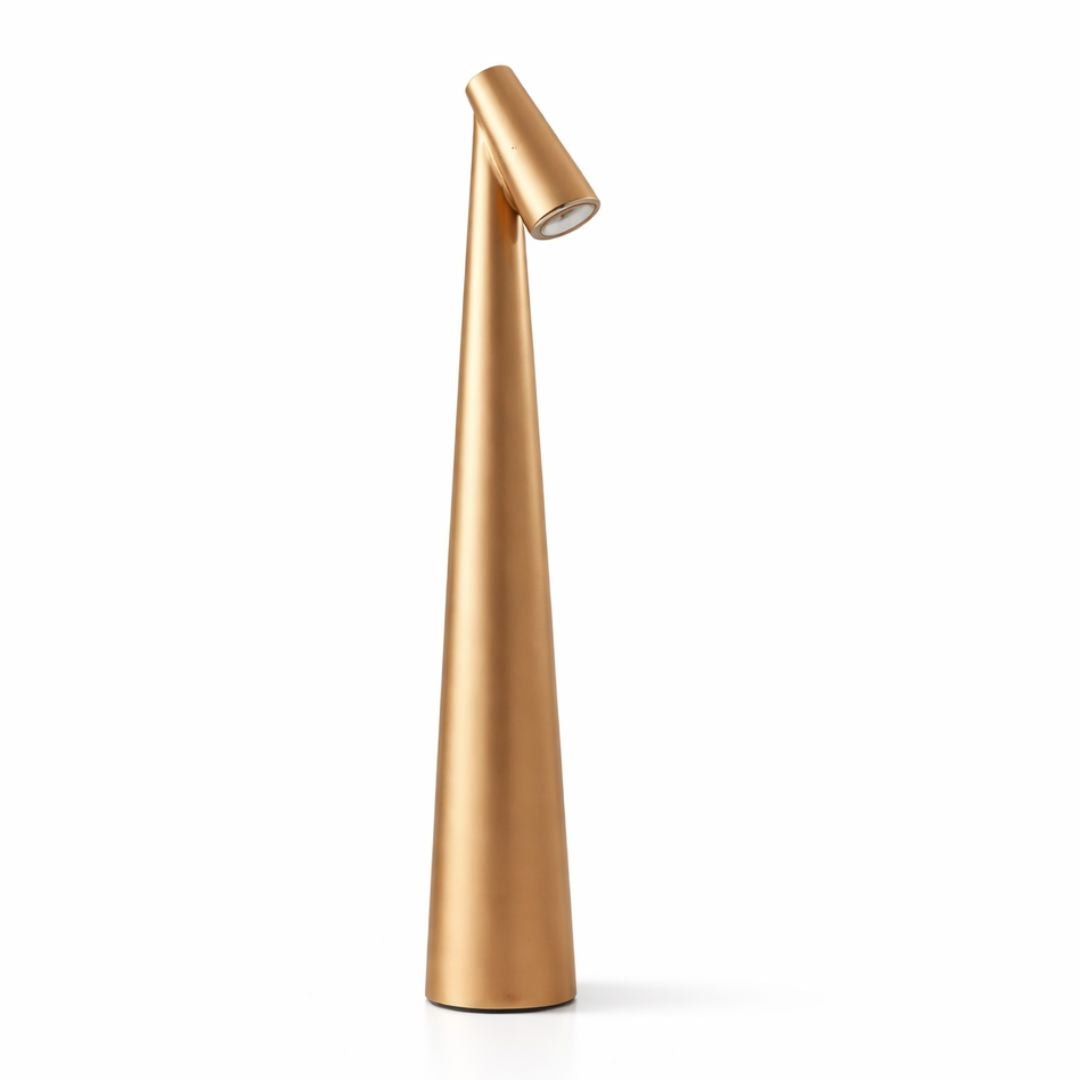 Luminária Abajur de Mesa Pureblixx 35cm Abajur - 0034 Conceito Dourado 