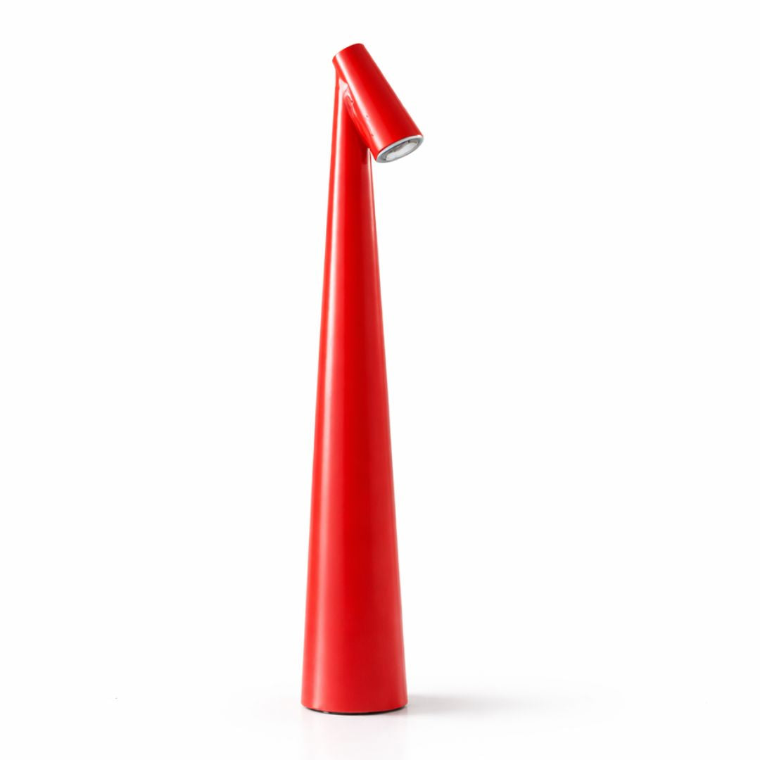 Luminária Abajur de Mesa Pureblixx 35cm Abajur - 0034 Conceito Vermelho 