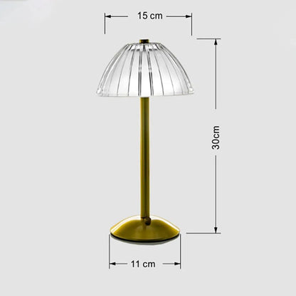 Luminária Abajur de Mesa Swin Touch em Acrílico Recarregável e Sem Fio Abajur - 0037 Conceito 