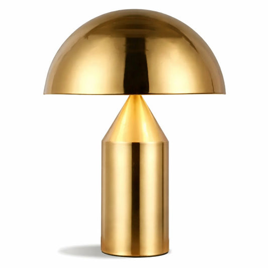 Luminária Abajur de Mesa Ultra Mush 25x38cm Abajur - 0035 Conceito Dourado 