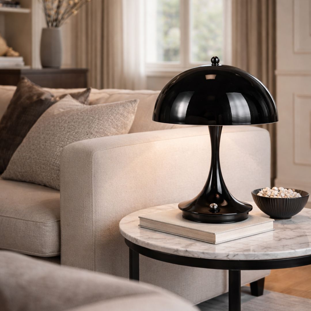 Luminária Abajur de Mesa Vintage Urban Chic Touch em Led - Cores Premium Conceito 
