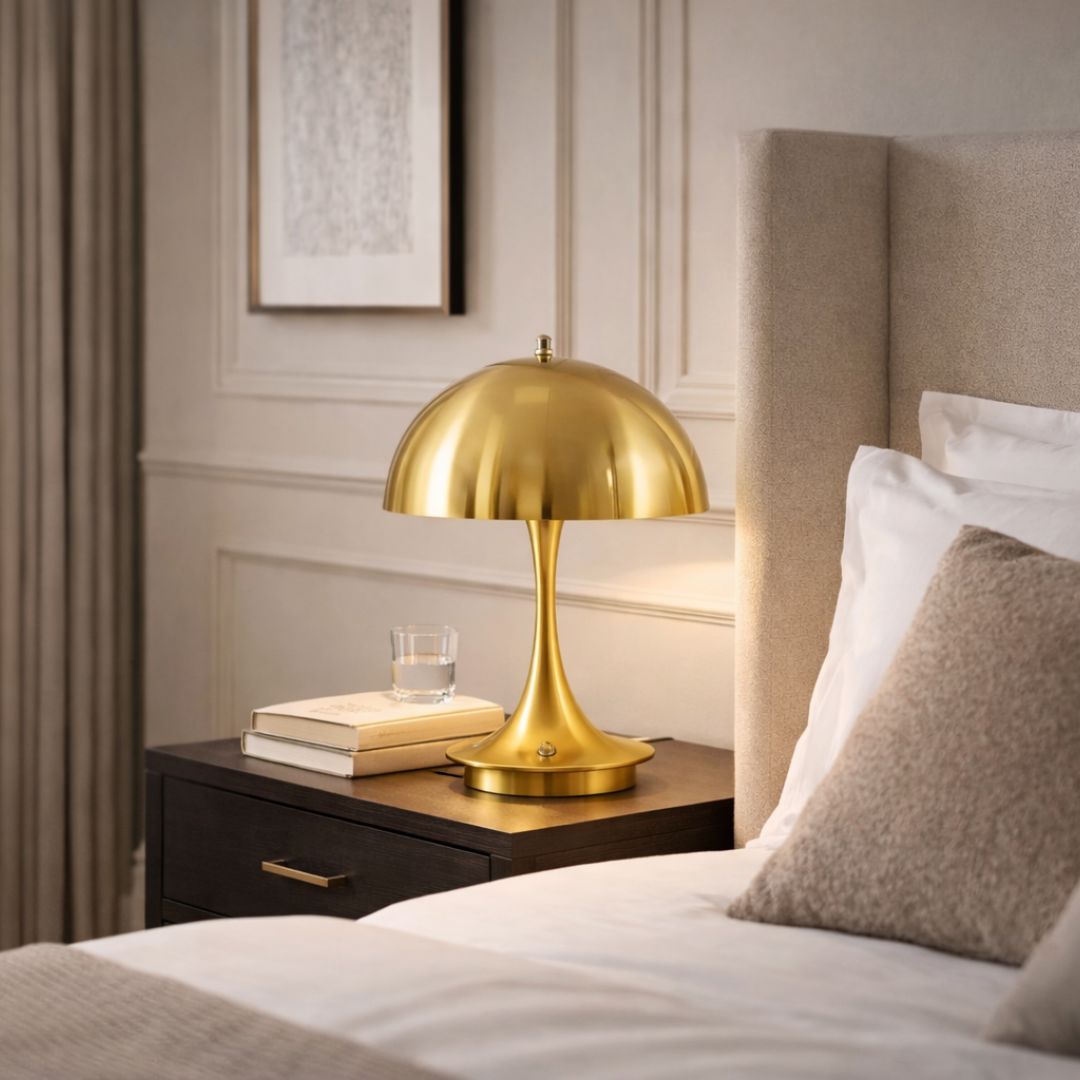 Luminária Abajur de Mesa Vintage Urban Chic Touch em Led - Cores Premium Conceito 