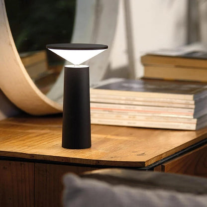 Luminária Abajur Pirâmide Sem Fio - Recarregável ABajur - 0019 Conceito 