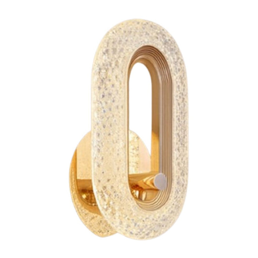 Luminária Arandela de Luxo Cristal Oval Arandela 0002 Conceito 