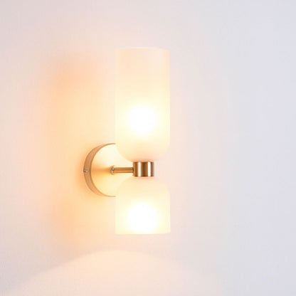 Luminária Arandela de Parede Douratto Conceito Dourado e Branco 