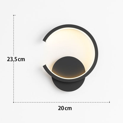 Luminária Arandela de Parede Eclipse Nordic Led ### Conceito 