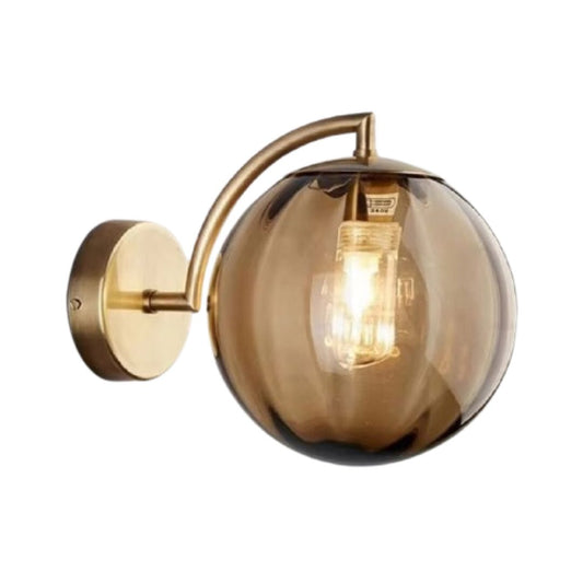 Luminária Arandela de Parede Elegance Orb Glass Arandela 0062 Conceito 