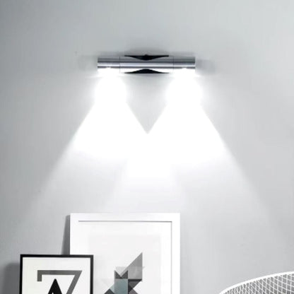 Luminária Arandela de Parede Elevate Light Área Interna e Externa Arandela - 0024 YuDome Fria Preto 