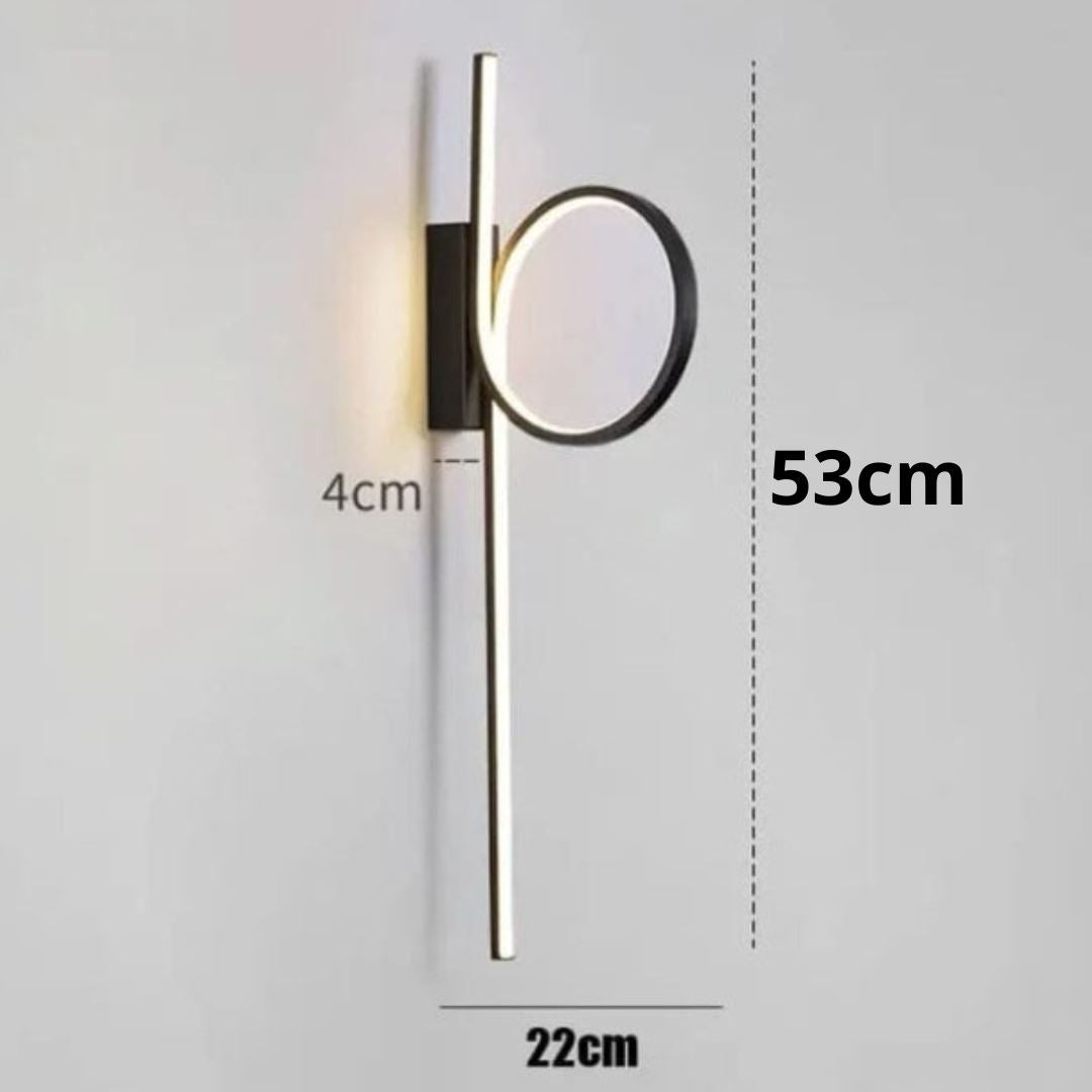 Luminária Arandela de Parede em Loop 53cm Conceito 