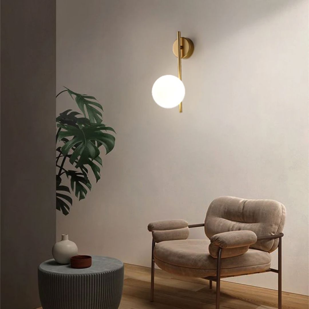 Luminária Arandela de Parede Esfera Opus em Led Conceito 