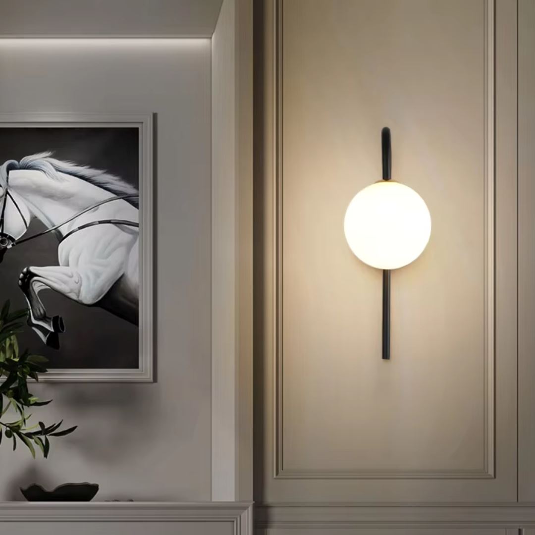 Luminária Arandela de Parede Esfera Slim Conceito 