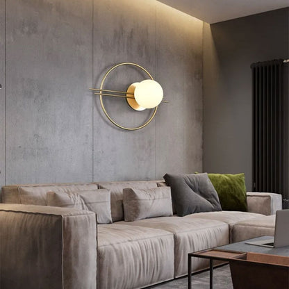 Luminária Arandela de Parede Esfera Space Arandela 0011 Conceito 