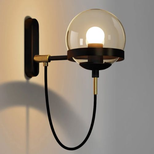 Luminária Arandela de Parede Maison Orbe Conceito Preto 