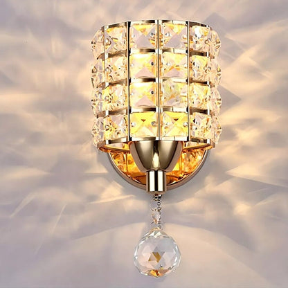 Luminária Arandela de Parede Moderna Crystal LUX YuDome 