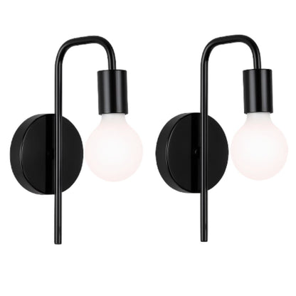 Luminária Arandela de Parede Urban Line (O Par) Conceito Preto 