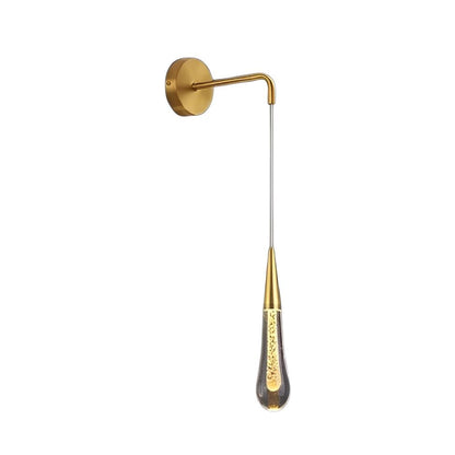 Luminária Arandela Luxuosa Crystals Light Conceito 