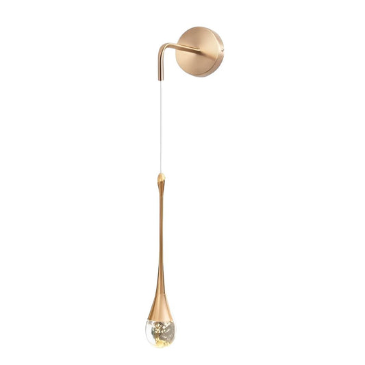Luminária Arandela Luxuosa em Gota Crystals Conceito 