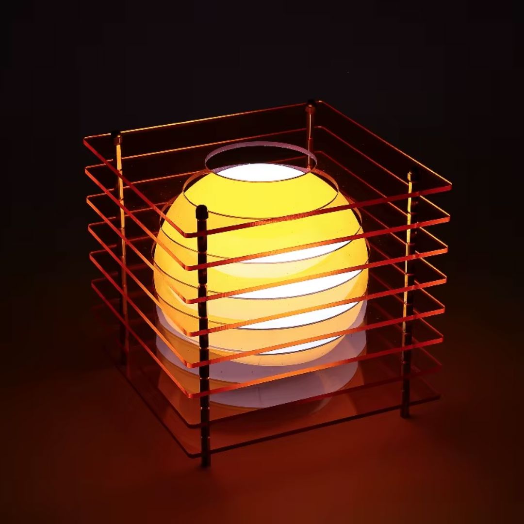 Luminária Criativa de Mesa Spectra Orbit Conceito 