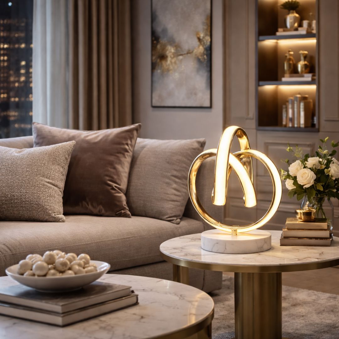 Luminária de Mesa Abajur de Led 3 Dobras Abajur - 0020 Conceito 