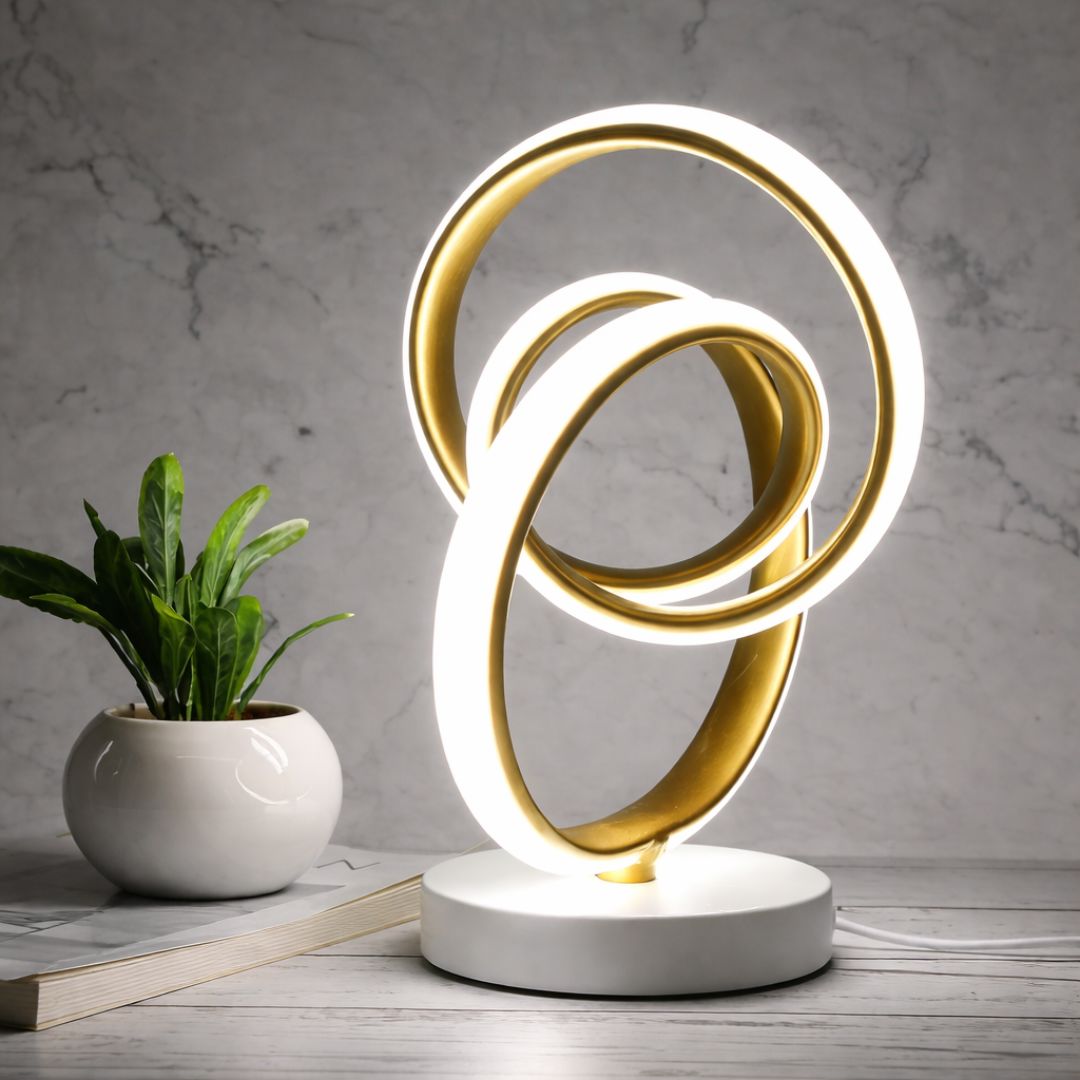 Luminária de Mesa Abajur de Led 3 Dobras Abajur - 0020 Conceito 