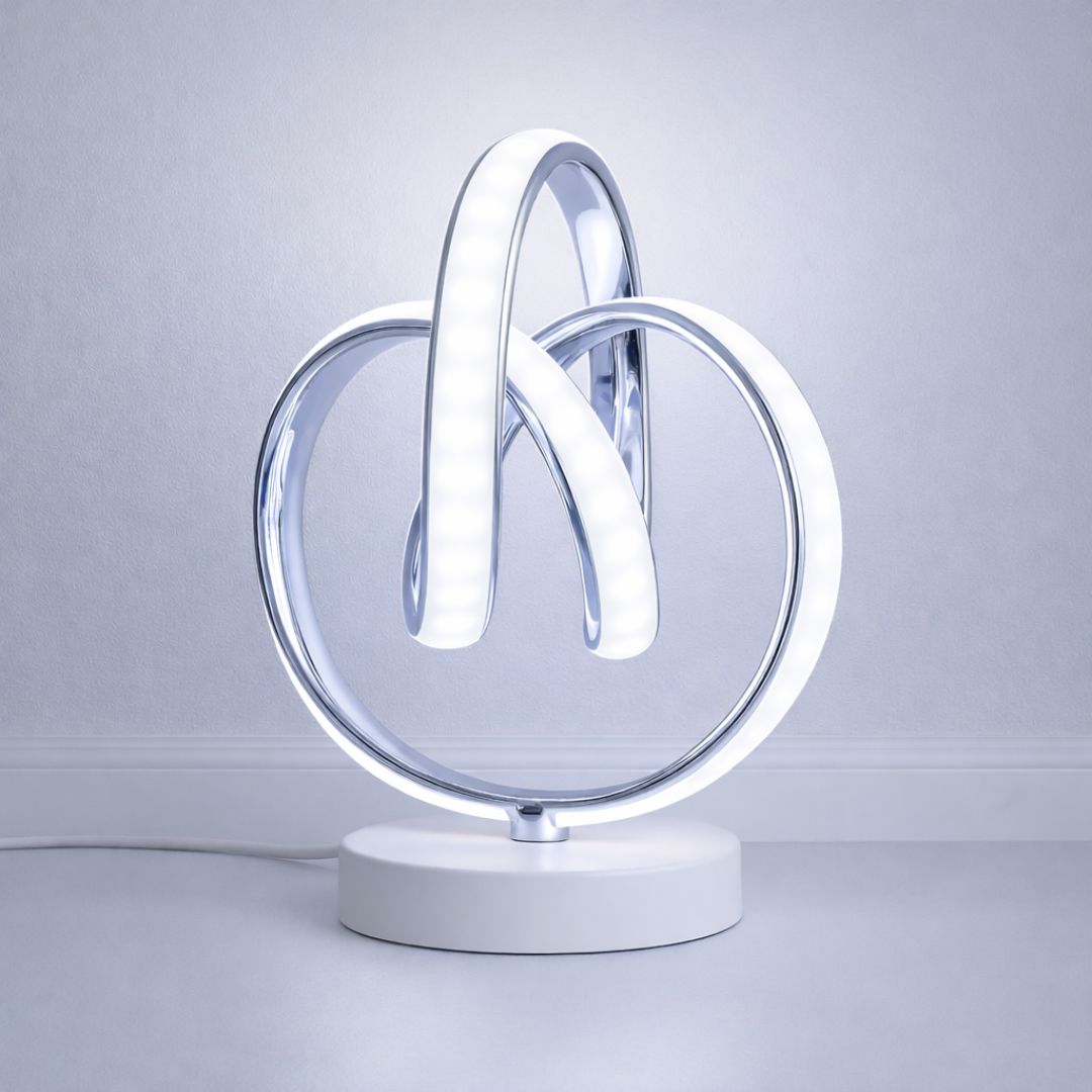 Luminária de Mesa Abajur de Led 3 Dobras Abajur - 0020 Conceito Fria 