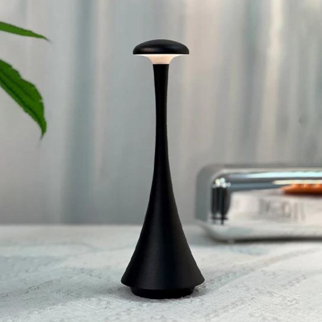 Luminária de Mesa Abajur Desk Lamp Touch Móvel Abajur - 0018 Conceito Preto 