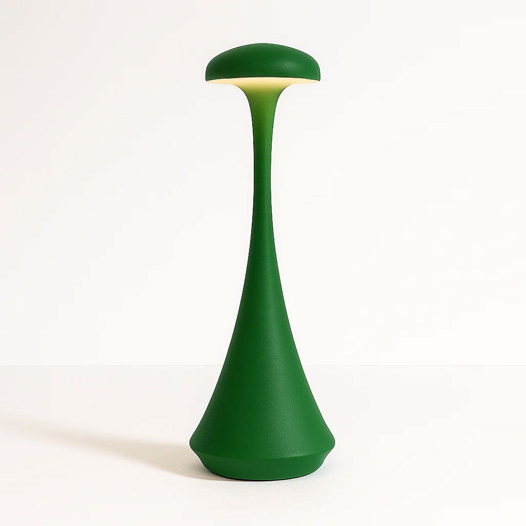 Luminária de Mesa Abajur Desk Lamp Touch Móvel Conceito Verde 