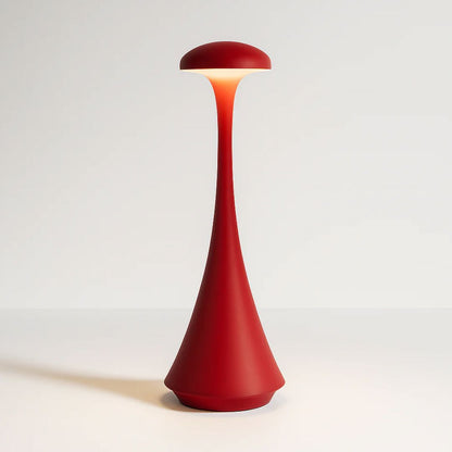 Luminária de Mesa Abajur Desk Lamp Touch Móvel Conceito Vermelho 