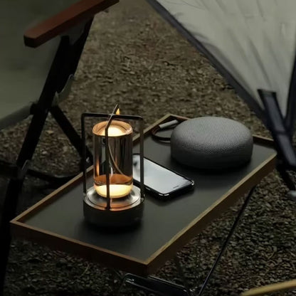 Luminária de Mesa Atmosfera Crystal Touch Led Abajur - 0060 Conceito 