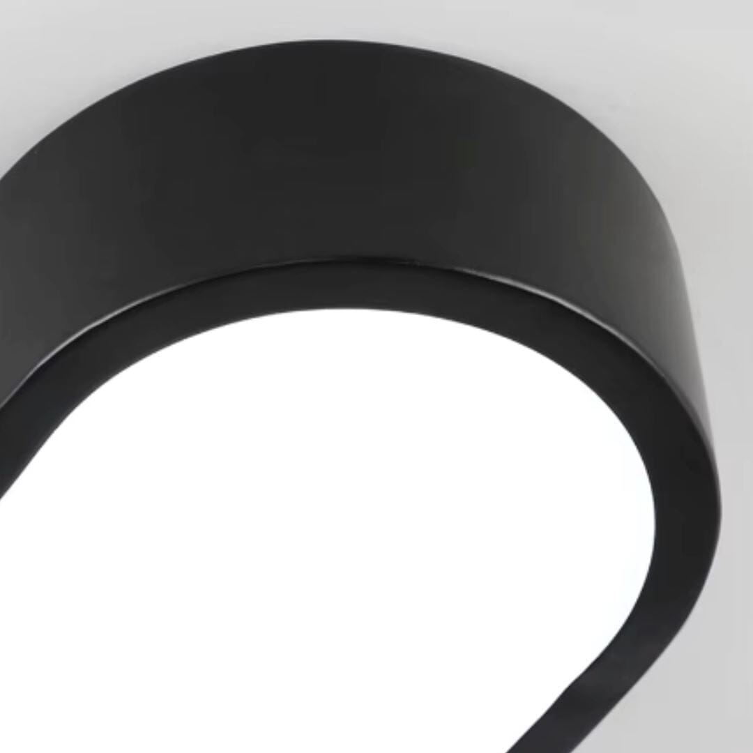 Luminária de Teto Plafon Sobrepor Elipse Oval Light 50cm Conceito 