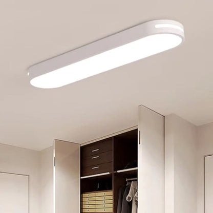 Luminária de Teto Plafon Sobrepor Elipse Oval Light 50cm Conceito 