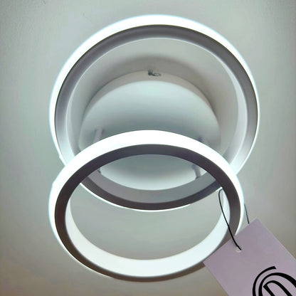 Luminária de Teto Plafon Sobrepor em Led Apollo para Quarto Sala Plafon - 0007 Conceito Branco Tricolor 