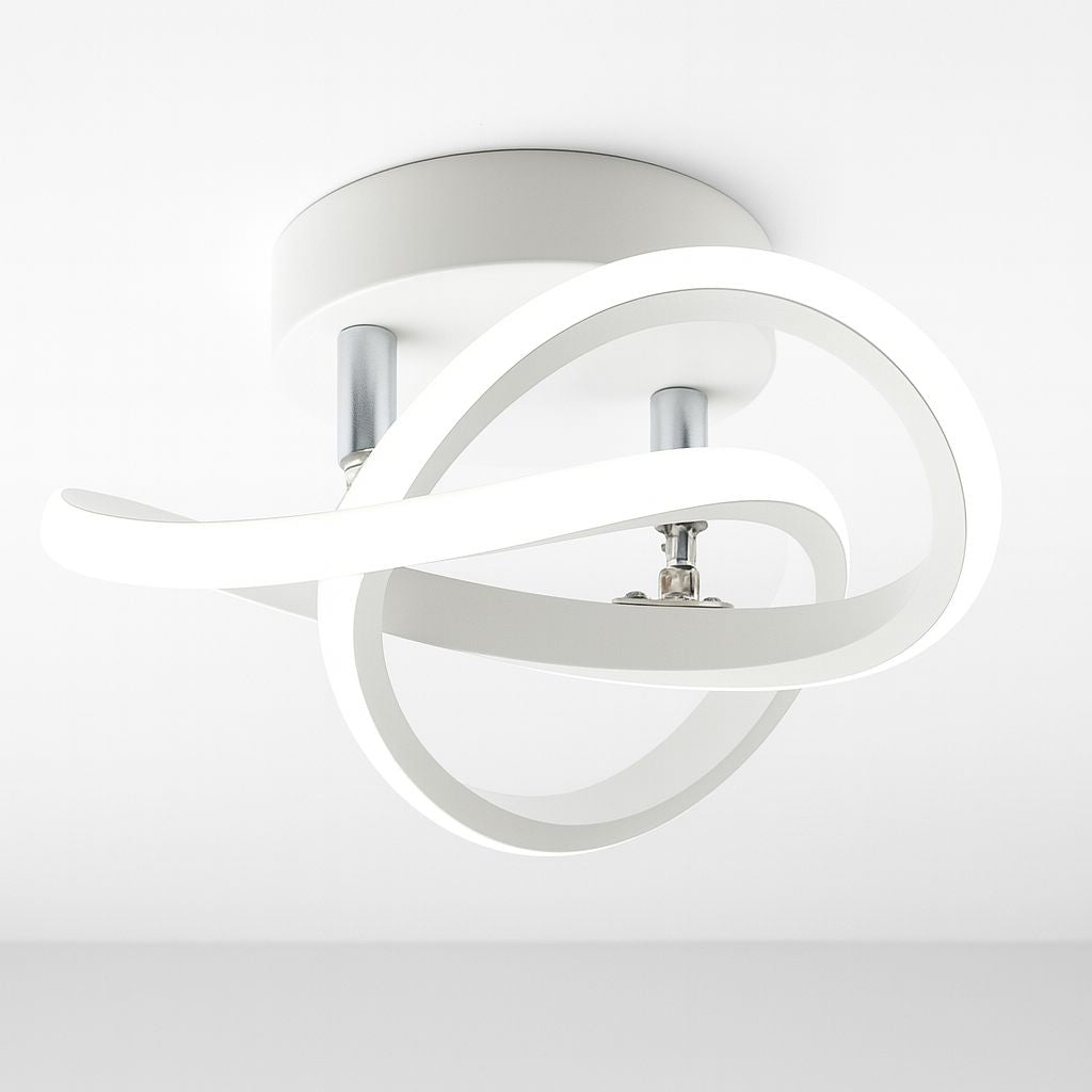 Luminária de Teto Plafon Sobrepor Eternal para Quarto Sala Plafon - 0012 Conceito Branco Quente 