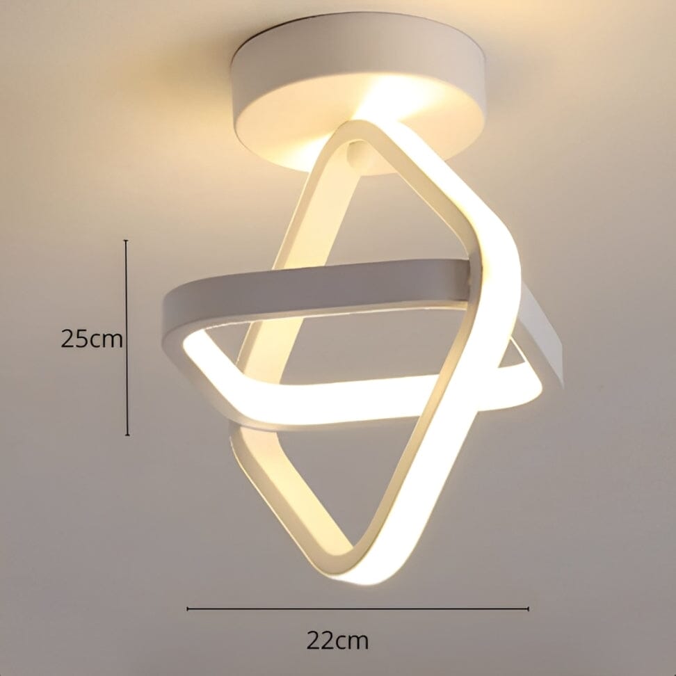 Luminária de Teto Plafon Sobrepor Figg para Quarto Sala Plafon - 0002 Conceito 