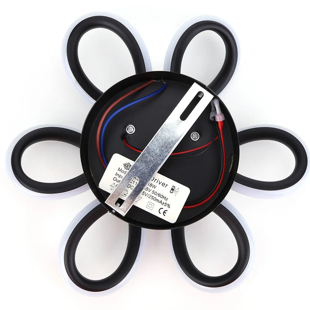 Luminária de Teto Plafon Sobrepor Flower para Quarto Sala (26cm) luzes Conceito 